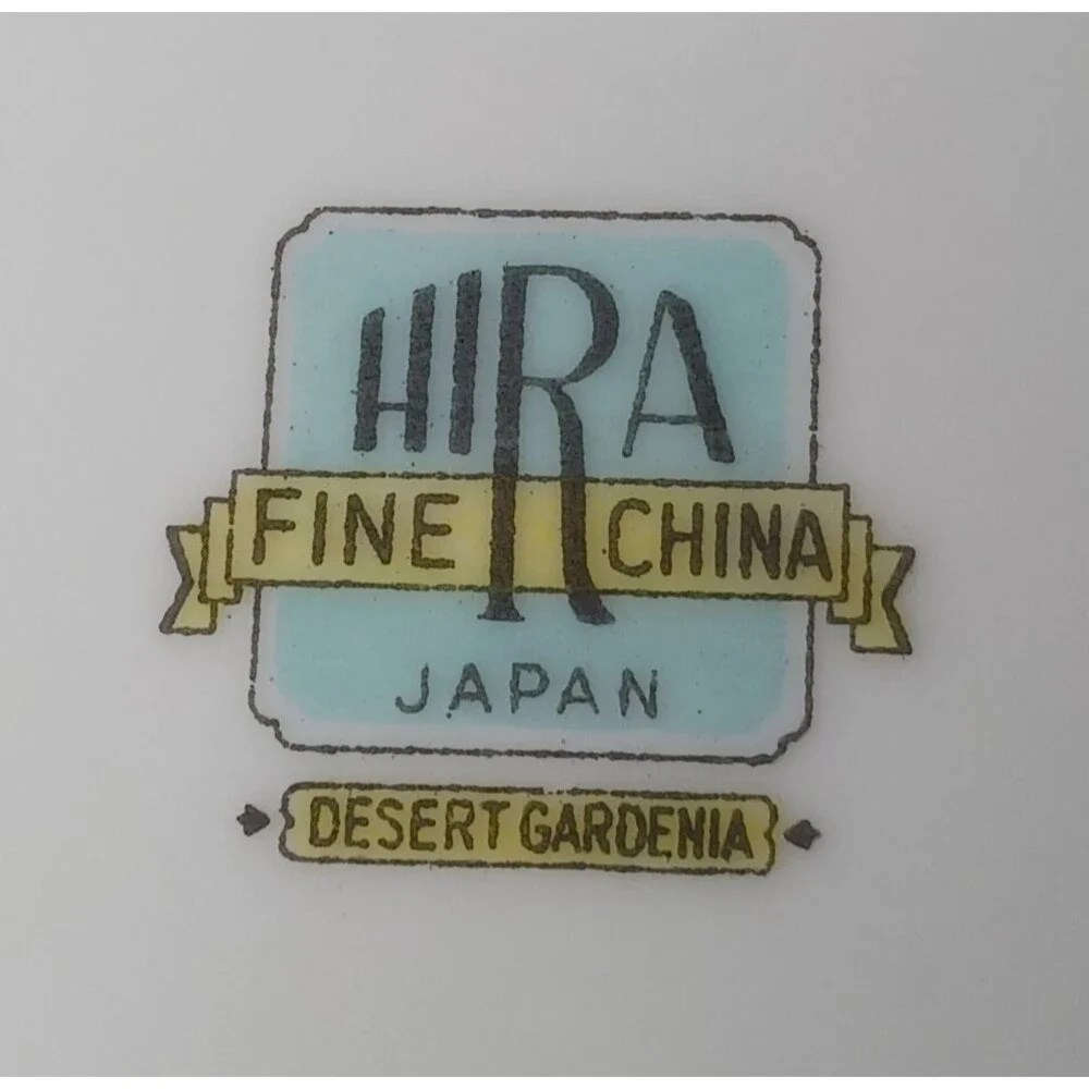 HIRA FINE CHINA JAPAN DESERT GARDENIA SALAD PLATE